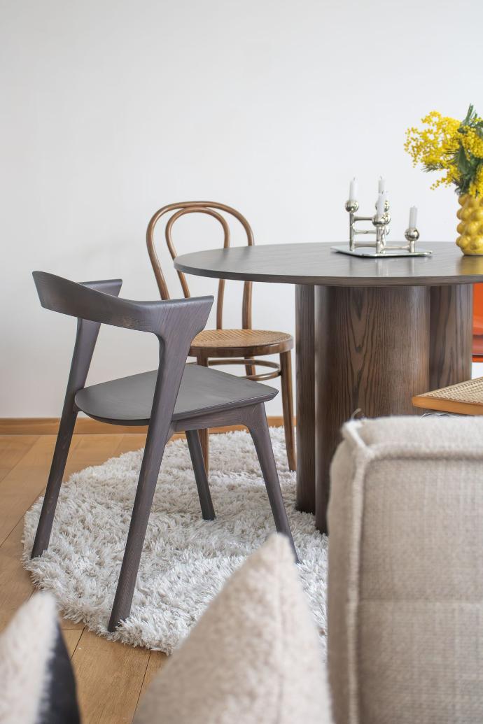 Rent the Brown Bok dining chair at Live Light 
