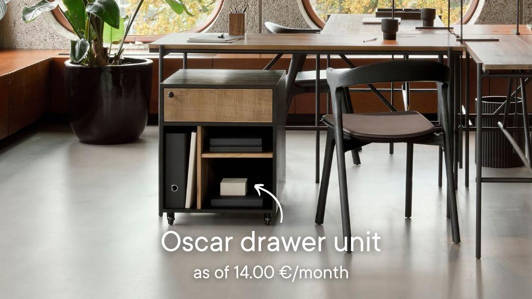 Live Light | Rent the Oscar drawer unit for your office