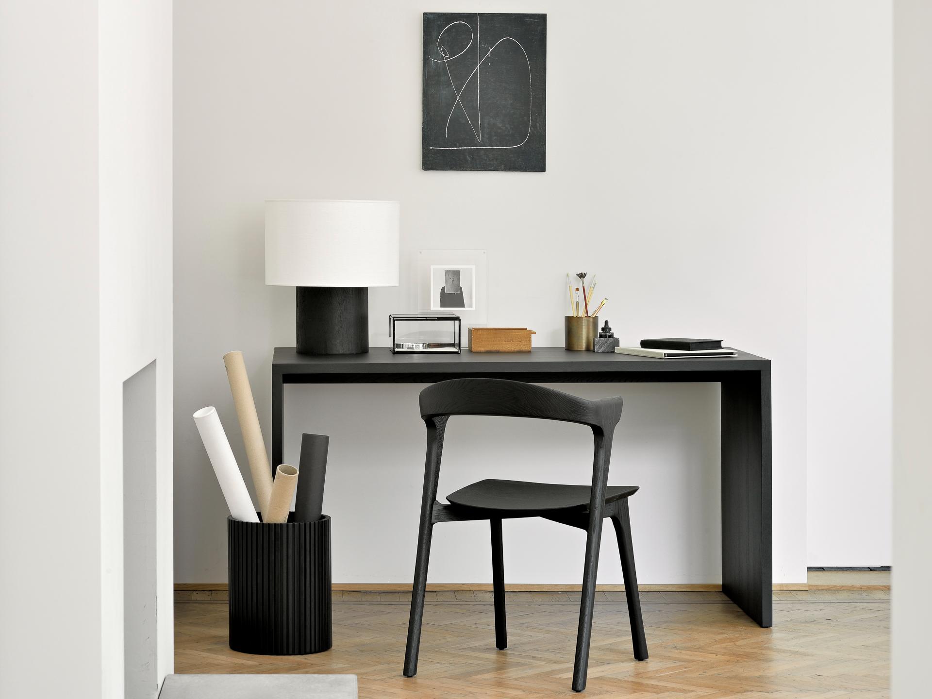 Office furniture set in black oak | Live Light