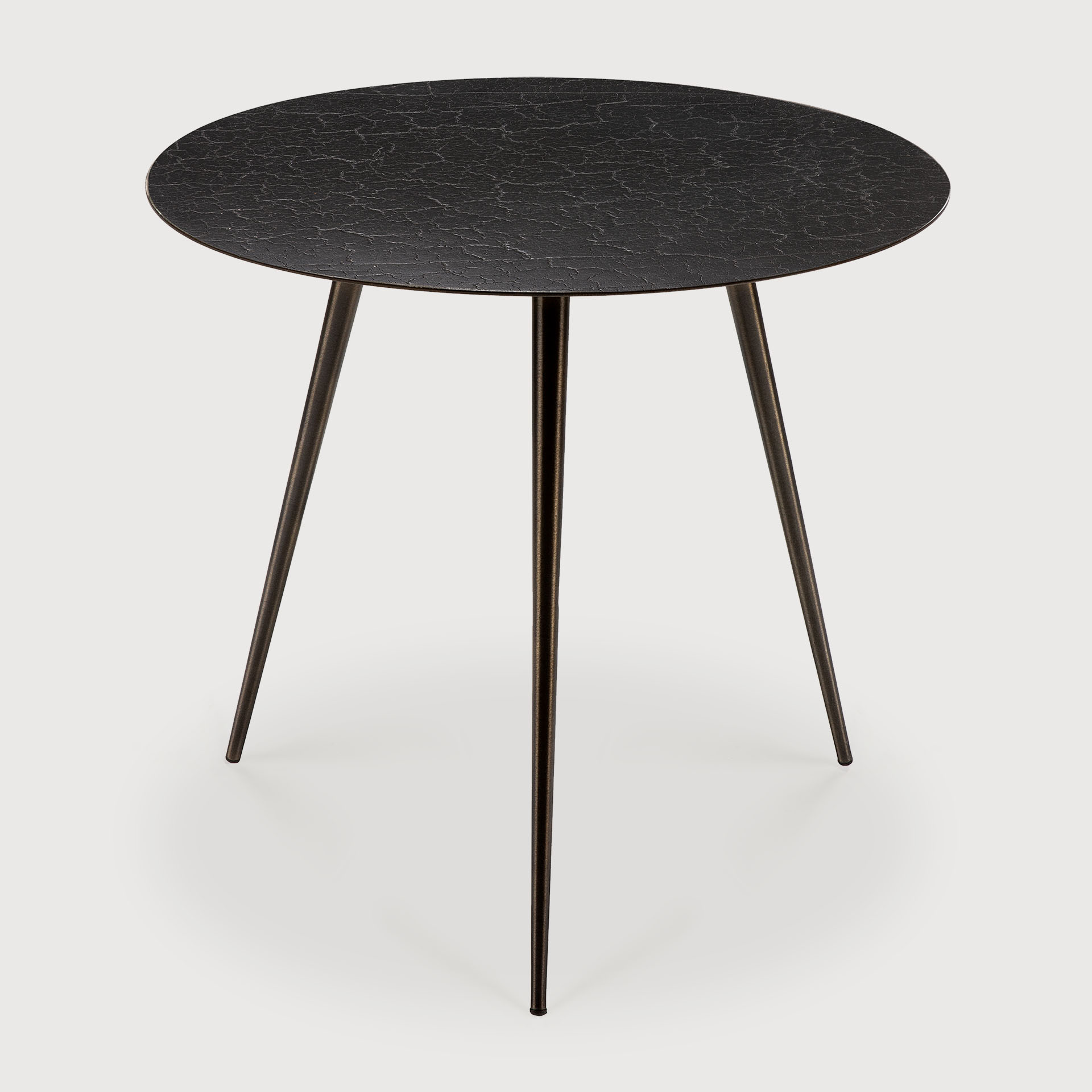 [25897*] Luna coffee table - lava  (Black, 50x50x45cm)