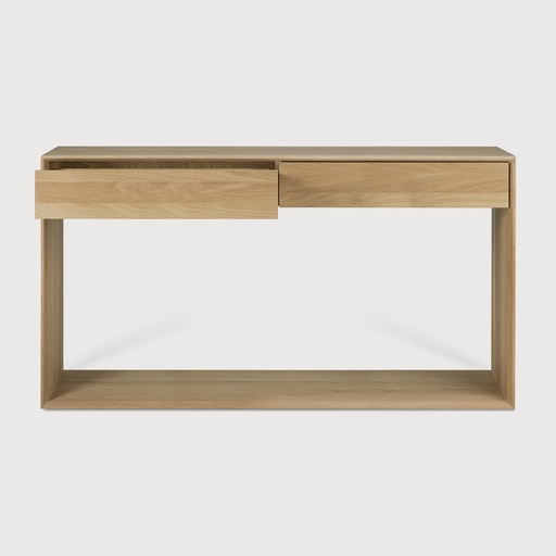 [51444*] Nordic console - 2 drawers  (160x40x85cm)