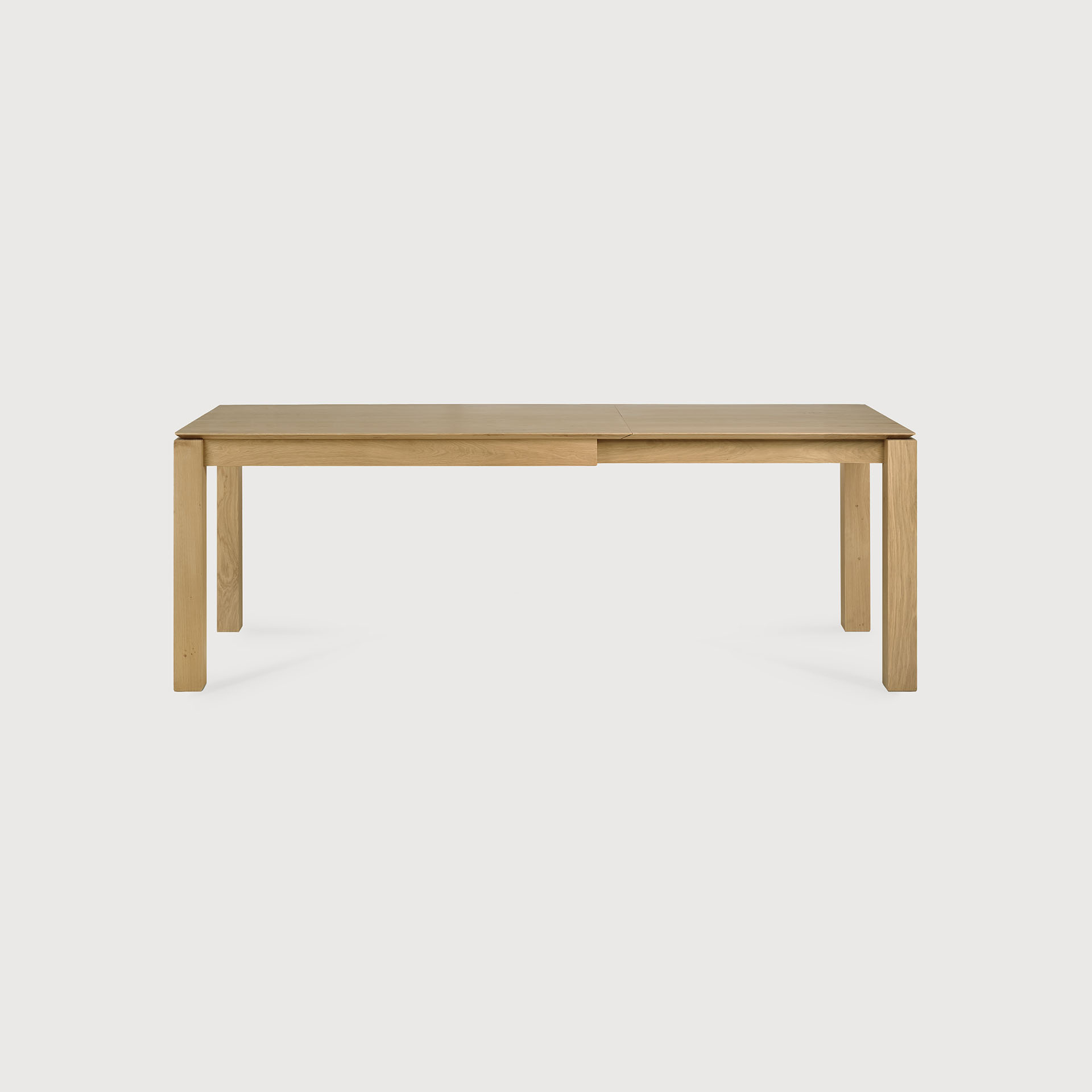 [51942*] Oak Slice extendable dining table (140/220x90x76cm)