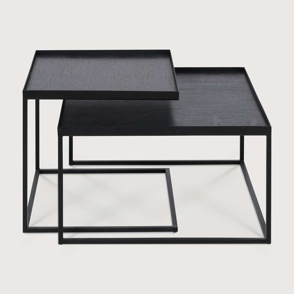 [20791*] Square tray coffee table set - S/L (Trays not included)