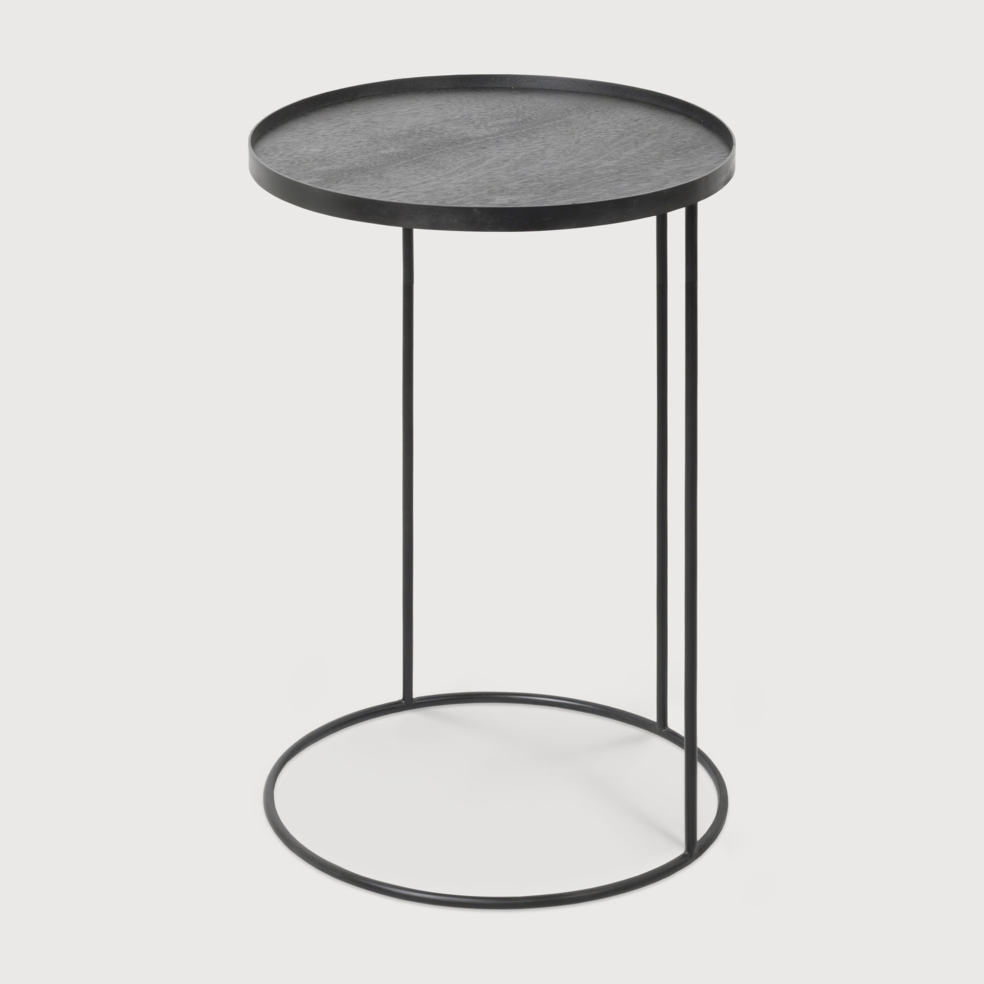 [20704*] Round tray side table (49x49x66cm)