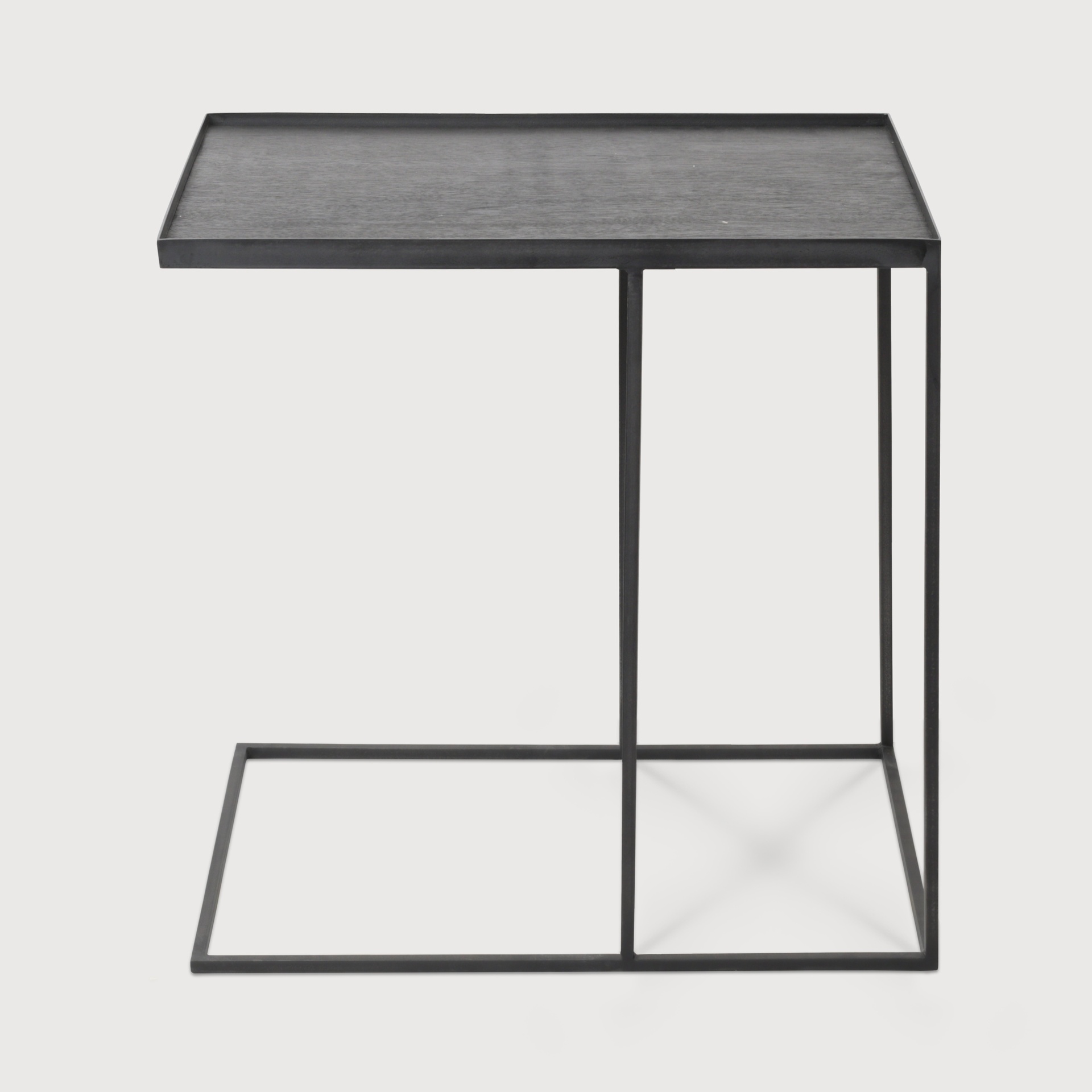 [20720*] Rectangular tray side table (62x47x64cm)