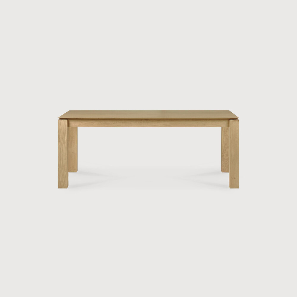 [50574*] Oak Slice dining table (200x90x76cm)
