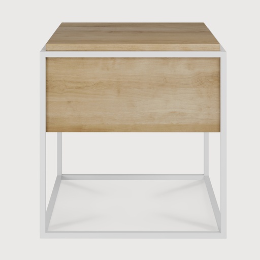[26868*] Monolit bedside table (White)
