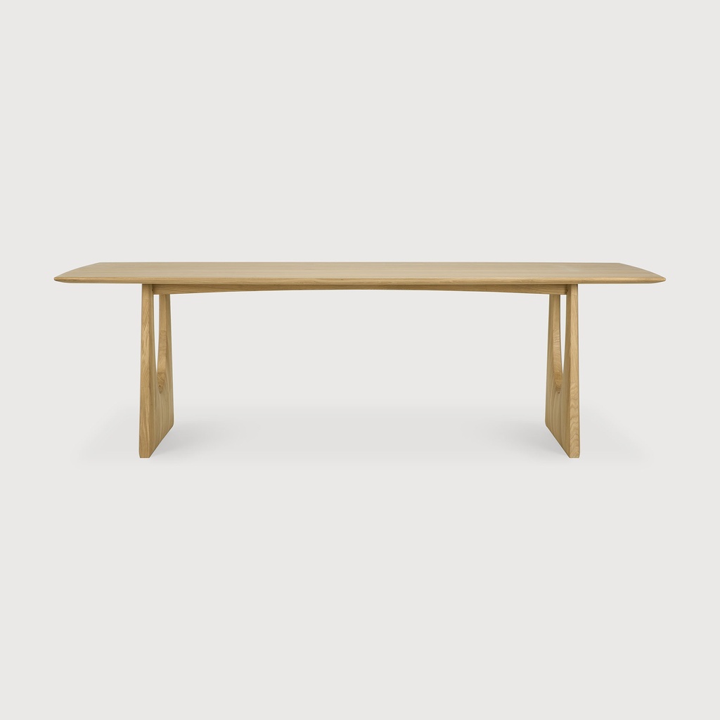 Oak Geometric dining table