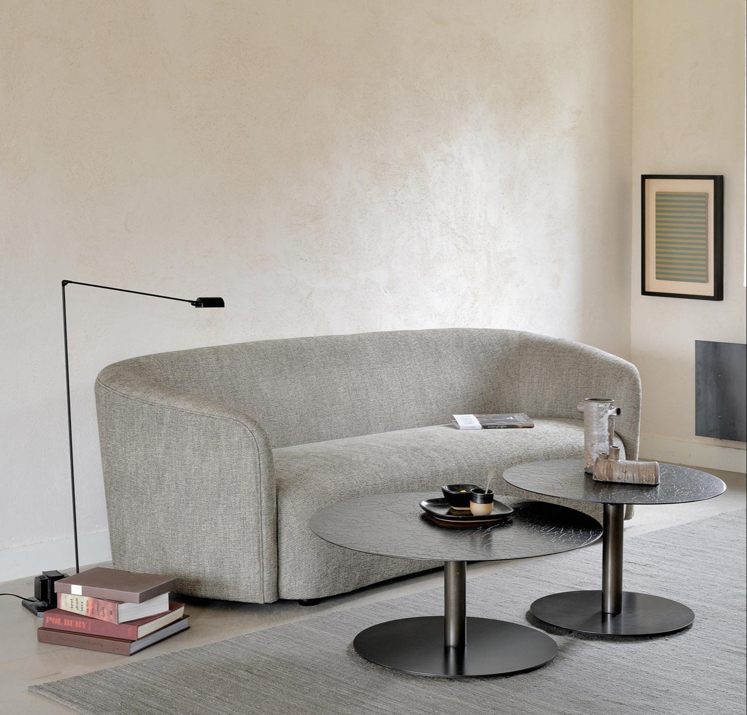 Ellipse sofa and Sphere coffee tables | Live Light Ellipse sofa and Sphere coffee tables | Live Light
