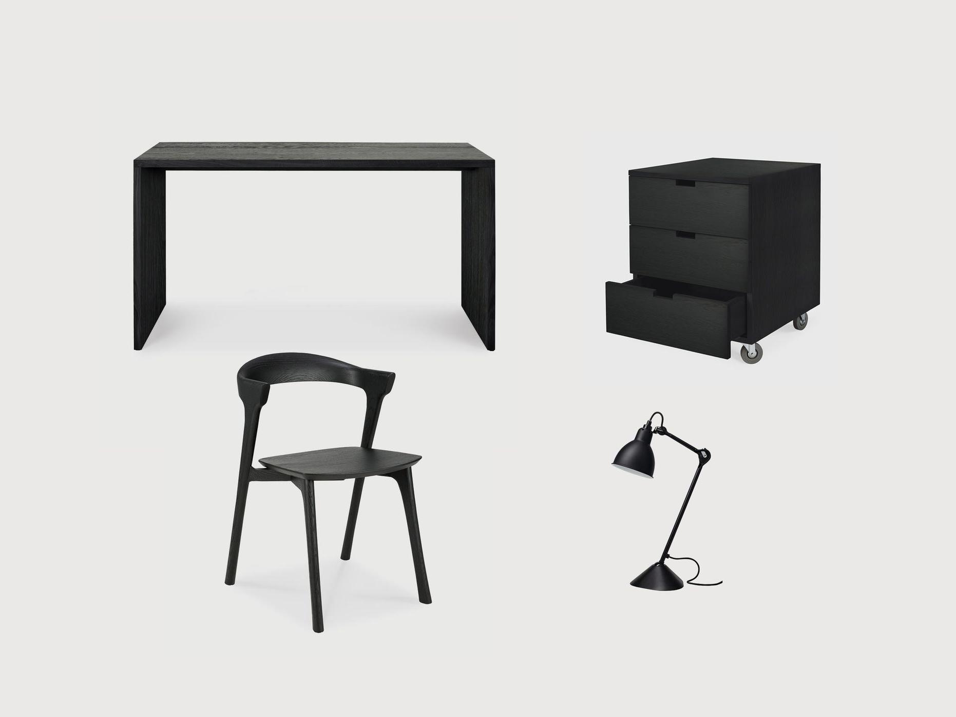 Office furniture in black oak | Live Light