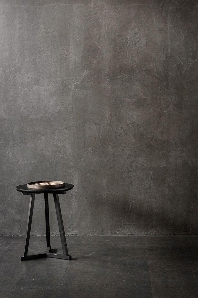 Oak Tripod side table 