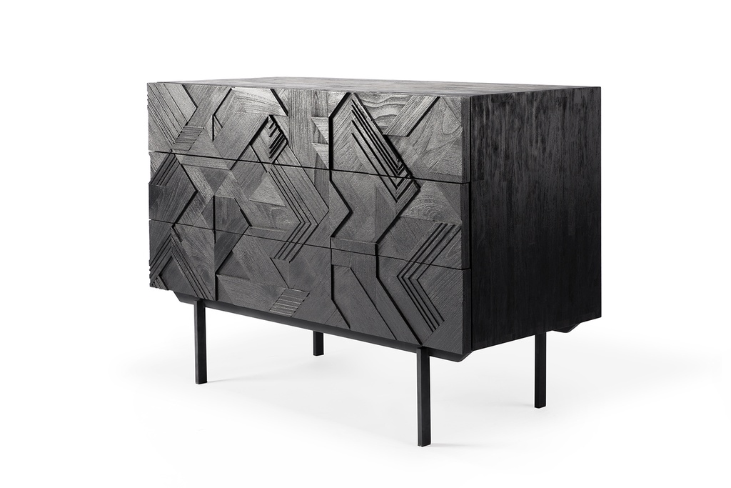 Graphic chest of drawers