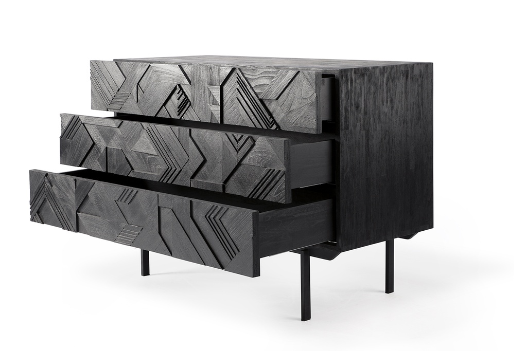 Graphic chest of drawers