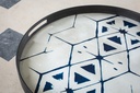 Tribal Hexagon glass tray 