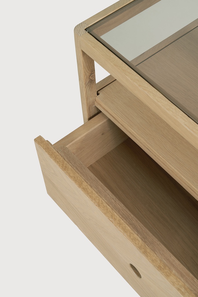 Spindle bedside table