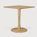 Oak Torsion square dining table 