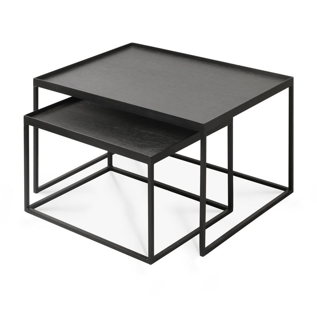 Rectangle tray coffee table set