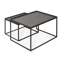 Rectangle tray coffee table set