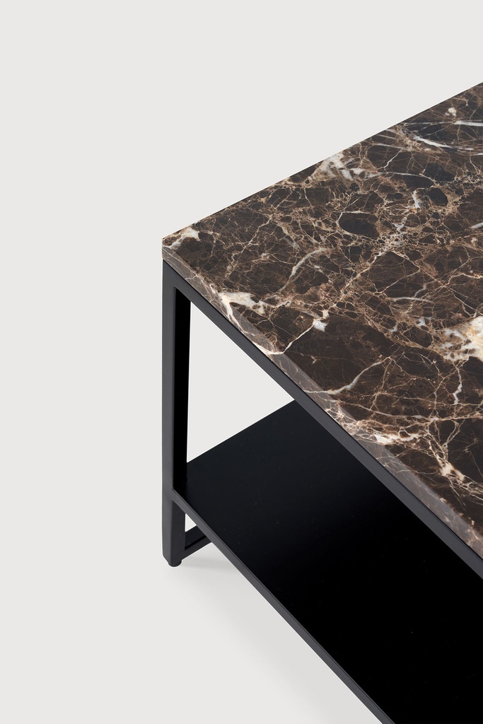 Stone coffee table - Black Emperador