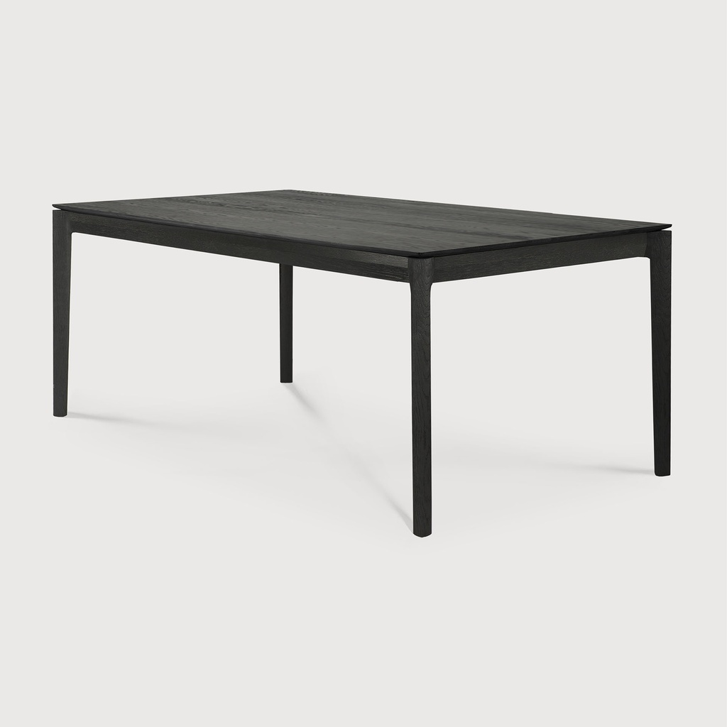 Oak Bok black dining table