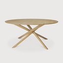 Oak Mikado round dining table