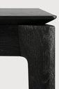 Oak Bok black dining table