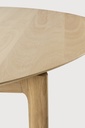 Oak Bok round extendable dining table