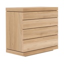 Oak Burger chest of drawers