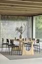 Oak Geometric dining table