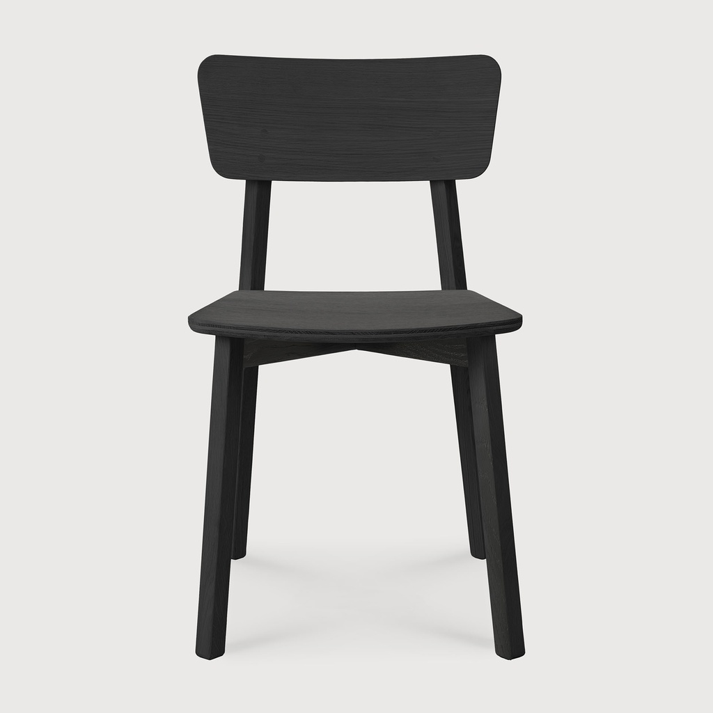 Oak Casale black dining chair