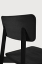 Oak Casale black dining chair
