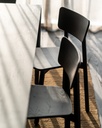 Oak Casale black dining chair