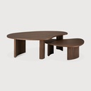 Teak brown Boomerang coffee table