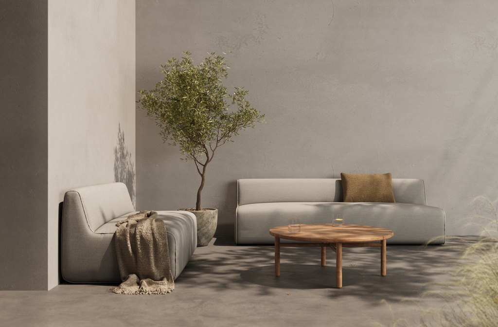 Sienna outdoor modular sofa - 2 seater