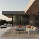 Sienna outdoor modular sofa - 2 seater