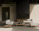 Monocle outdoor sofa cushion set - 2 seater