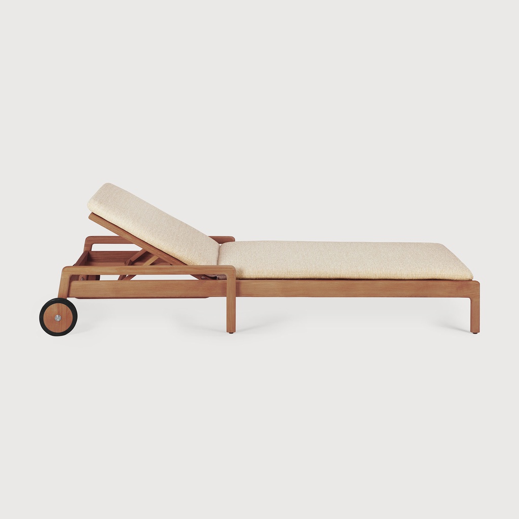 Jack outdoor adjustable lounger thin cushion