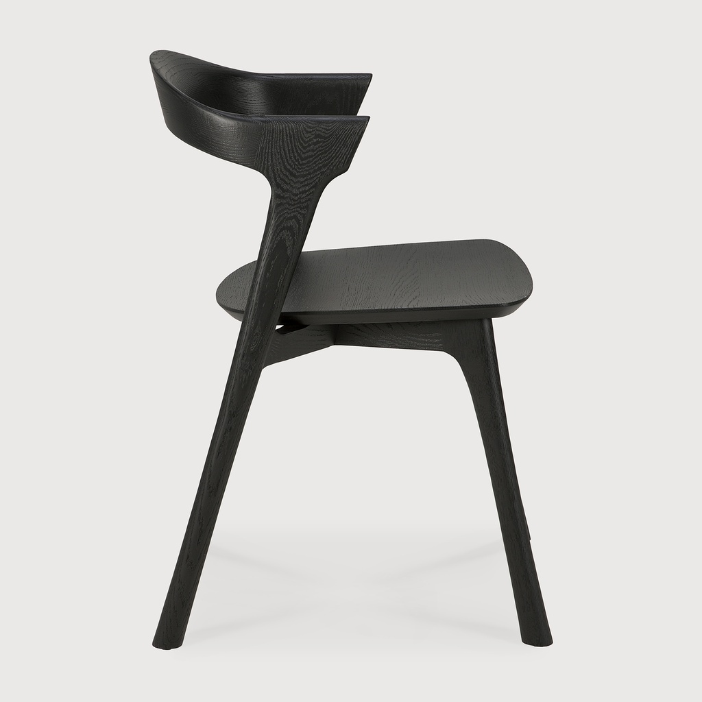 Oak Bok black dining chair