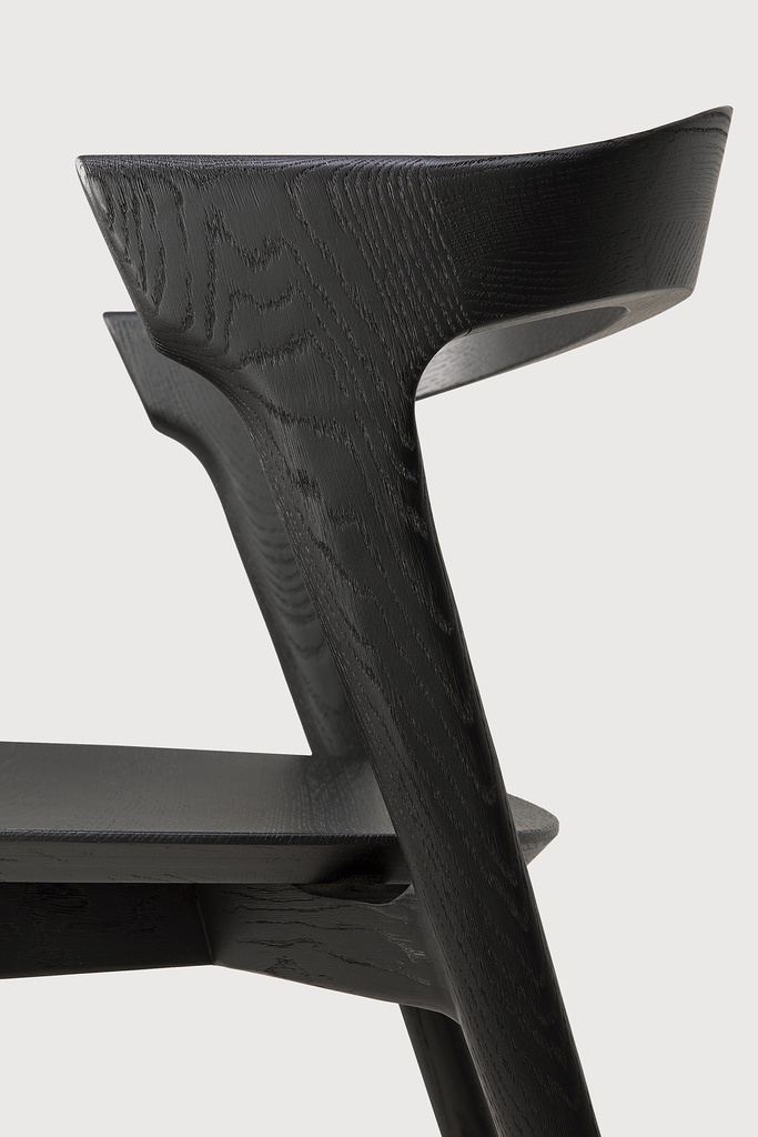 Oak Bok black dining chair