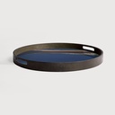 Indigo Organic glass tray