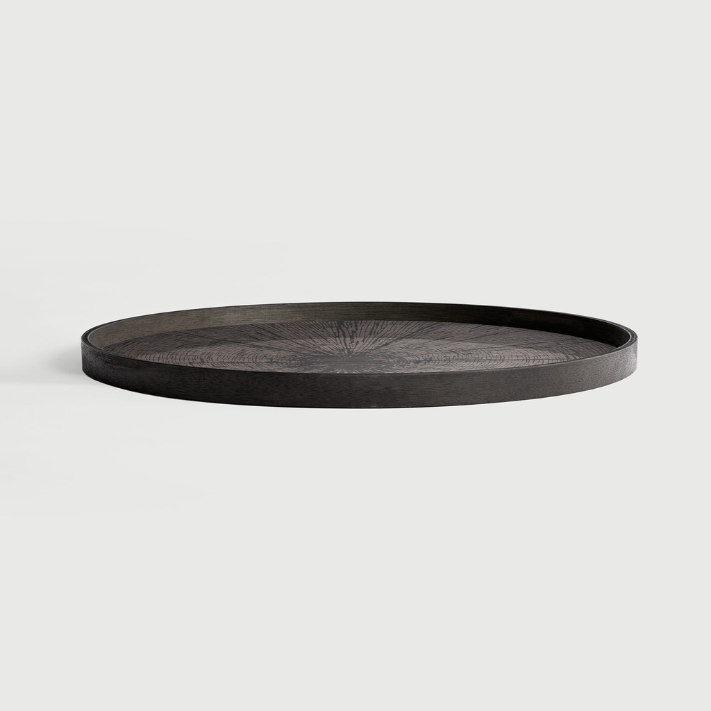 Black Slice wooden tray