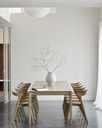 Oak Bok extendable dining table 