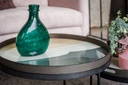 Slate Wabi Sabi glass tray -round