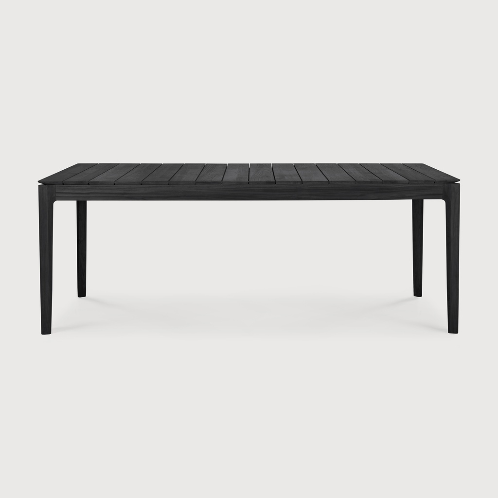 Bok outdoor dining table - black