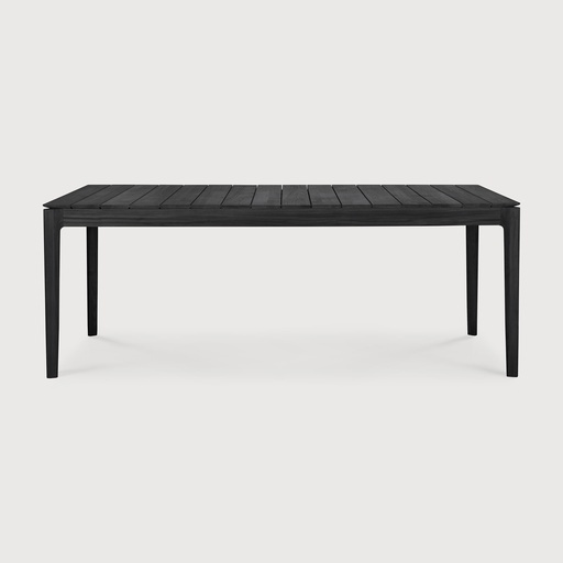 [10277] Bok outdoor dining table - black (200x100x76cm)