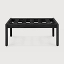 Jack outdoor footstool frame - black