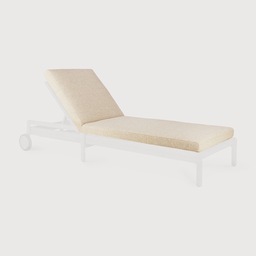 [21094] Jack outdoor adjustable lounger cushion (Natural)