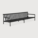 Jack outdoor sofa frame - 3 seater - black