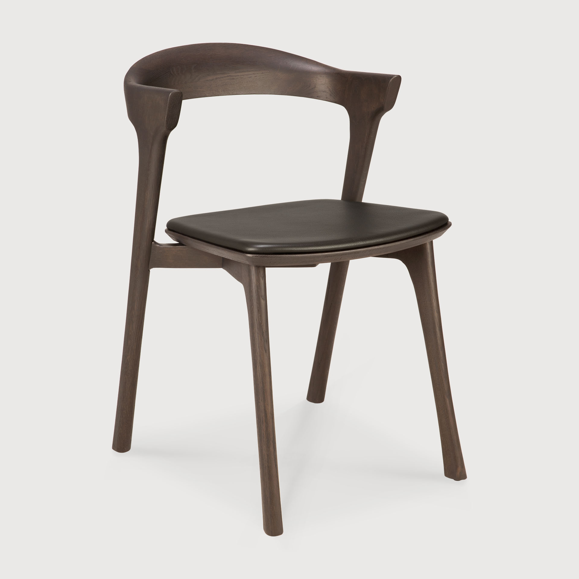 [51551*] Bok stoel (Brown leather)