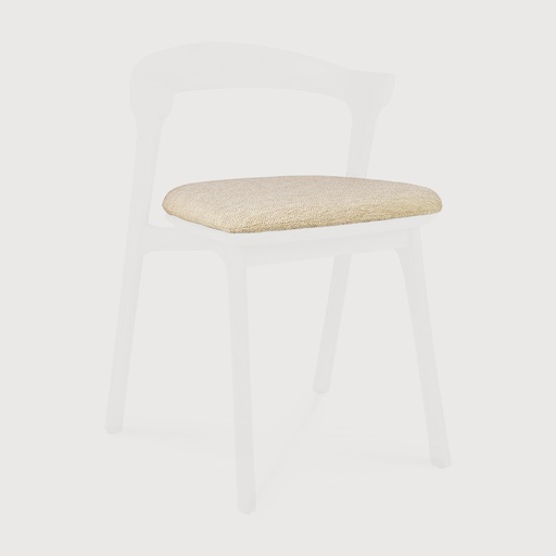 [21095] Seat cushion Bok outdoor dining chair (Natural)